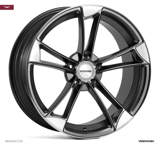 Veemann VM1 20X9 5X112 ET35 SAPPHIRE-GREY-MACHINED-POLISHED Velg