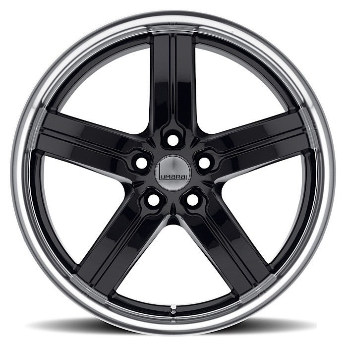 Velgen Lumarai Morro 20x8,5 5x114,3 ET37 Glanzend Zwart + Machin