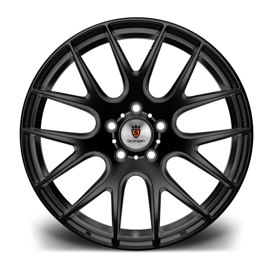 STUTTGART ST3 8.5x19 5x120 ET35 MATT BLACK Velgen