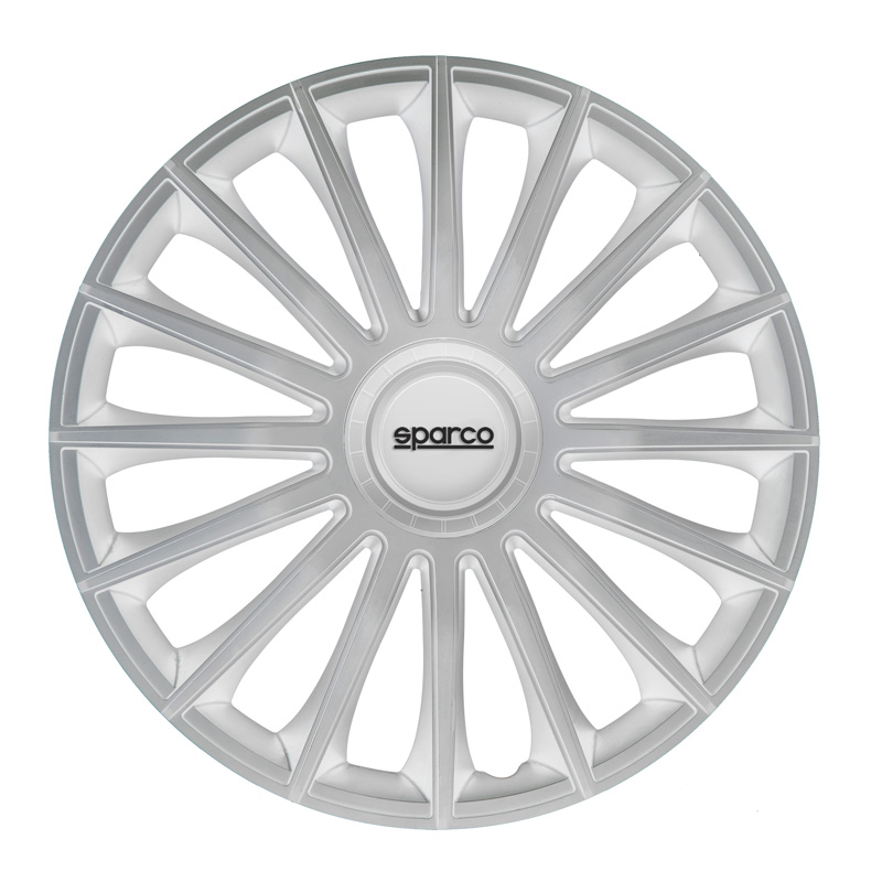Sparco Wieldoppen Treviso - 16-inch - Zilver - Set van 4 stuks