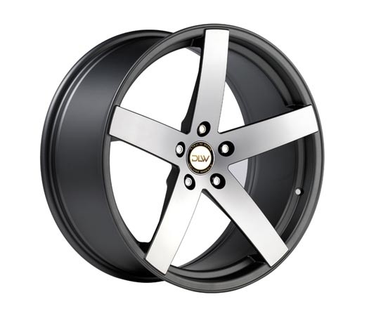 Deluxe Uros K Antraciet Matt Polish 8,5x19 5x108 ET35 Velgen