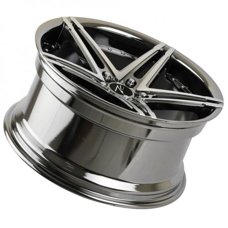Z-Performance Four Black Chrome - Face Polish 8,5x19 5x120 ET35
