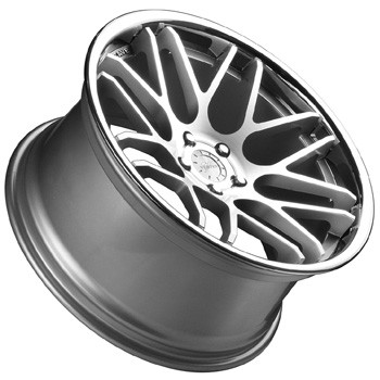 VERTINI MAGIC CONCAVE INOX SILVER MACHINE POLISHED 10x20 5x112