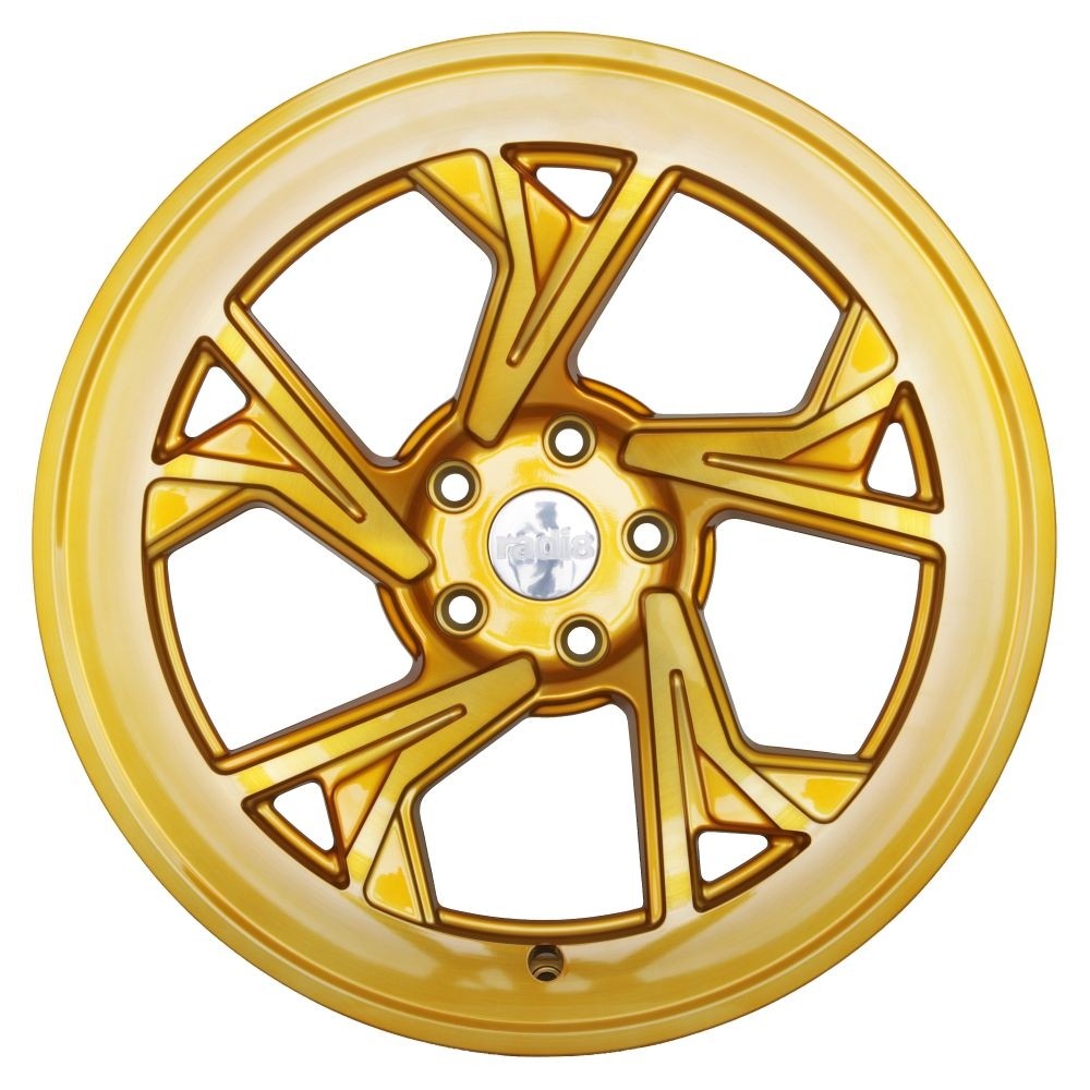 RADI8 C5 10.0x19 5x120 40 Brushed Gold 72,56 Velgen