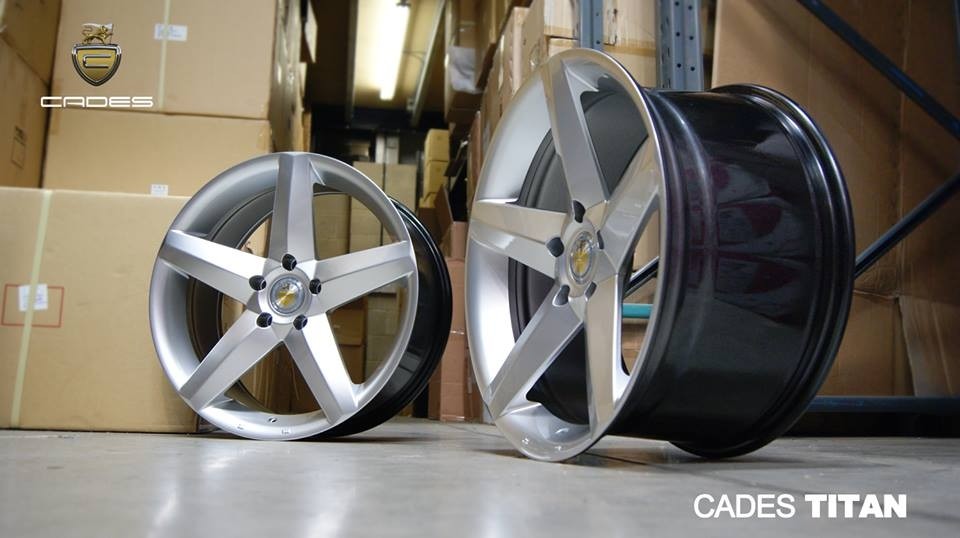 Cades TITAN HIGH POWER SILVER CONCAVE 10.0x20 5x120 ET22