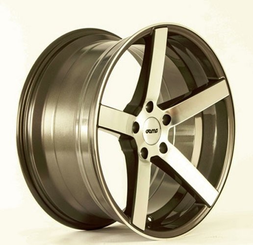OEMS 115 19X9.5 5X120 ET27 MATT-GRAPHITE-MACHINED-FACE Velgen