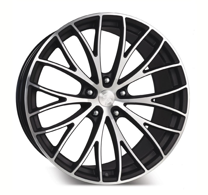 Velgen EtaBeta Piuma zwartmat polish 9.5x22 5x114,3 ET35