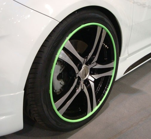RimRingz 17 inch Groen (set)