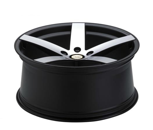 Deluxe Uros K Black Matt Polish 10,5x20 5x112 ET30 Velgen