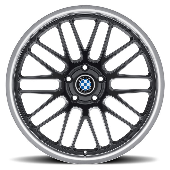 Velgen Beyern Mesh 19x9,5 5x120 ET30 Glanzend Zwart + Machined R