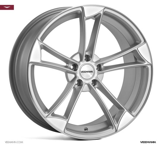 Veemann VM1 20X9 5X112 ET35 SATIN-SILVER-MACHINED-POLISHED Velge