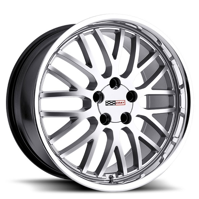 Velgen Cray Manta 18x9 5x120,65 ET50 Zilver + Machined Rand