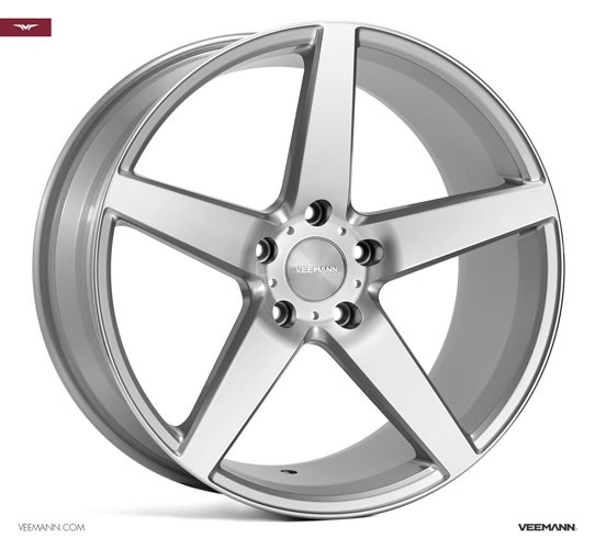Veemann V-FS8 20X10 5X120 ET38 SILVER-MACHINED Velgen
