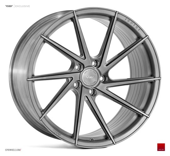Ispiri FFR1D 10x20 5X112 ET45 FULL-BRUSHED-CARBON-TITANIUM -IW-E