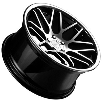 VERTINI MAGIC CONCAVE INOX BLACK MACHINED FACE 10,0x20 5x120