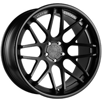 VERTINI MAGIC CONCAVE INOX MATT BLACK 9,5x19 5x120