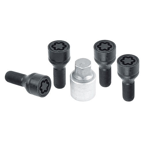 Wielsloten M12x1.50x35 KE-60 SW17 (BVN135) zwart