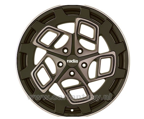 RADI8 CM9 8.5x18 5x100 35 Dark Mist 66,6 Velgen