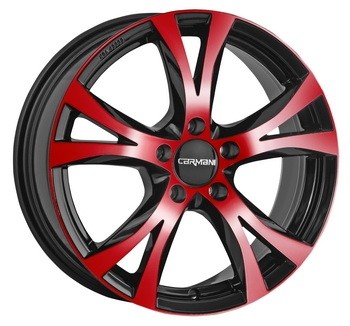 Velgen Carmani 9 Compete Red 7.5x17 5x108 ET45