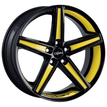 Velgen Oxigin 18 Concave gelb foliert 8.5x18 inch 5x112 ET35