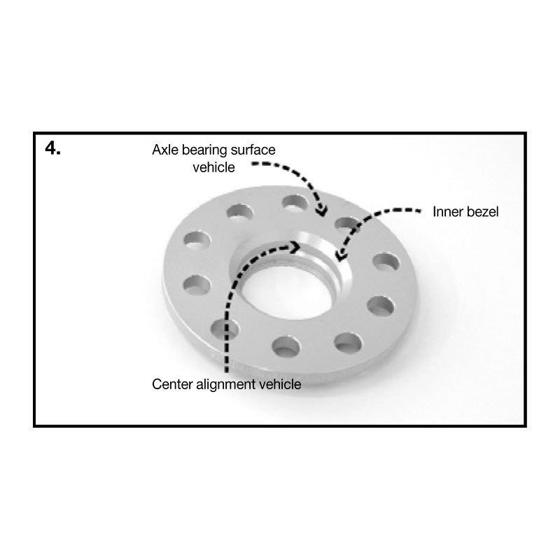H&R DRS-Systeem Spoorverbreders 10mm 4x100 - Naaf 54,1mm - Boutmaat M12x1,5 -   Hyundai/Toyota