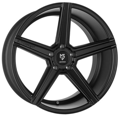 mbDESIGN KV1 DC Black 9x20 5x108 ET21 Velgen