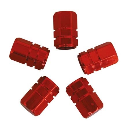 Ventieldopjes 5st zuiger rood