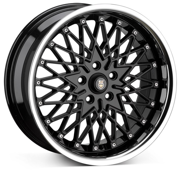 Cades ZEUS BLACK LIP POL WIDE 7.0x17 4x100 ET35