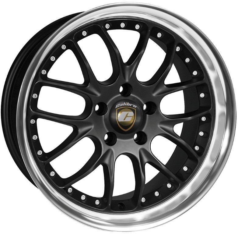 Velgen Calibre Excaliber Blk 8.5x18 5x108 Matt black/Mirror poli