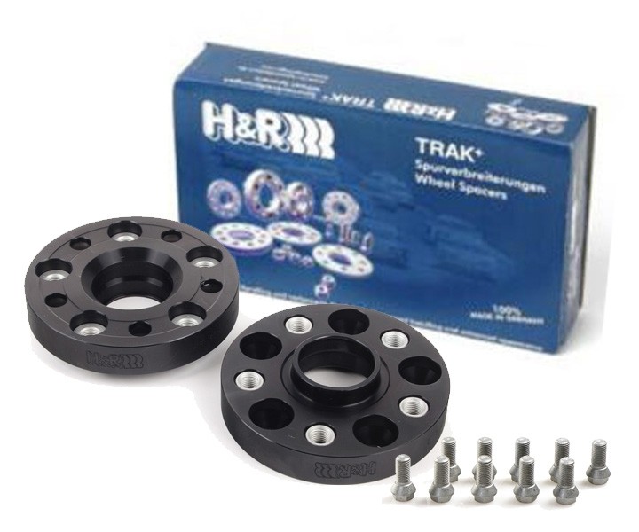 H&R Wielspacers DRA90 Systeem 90 mm – 5x120 – Naaf 72,5 mm – Zwart – M14x1,25
