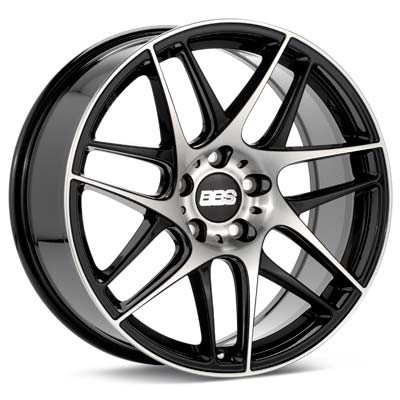 Velgen BBS CX R zwart polish 10x20 5x120 ET25