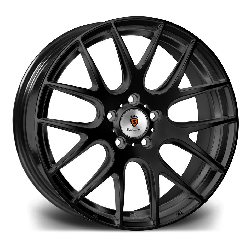 STUTTGART ST3 8.5x19 5x120 ET35 MATT BLACK Velgen