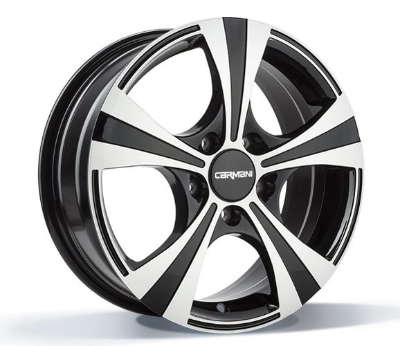 Carmani CA11 Rush 6,5x16 5x105 ET39 black polish Velgen