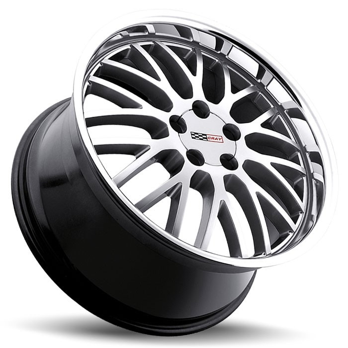 Velgen Cray Manta 17x9 5x120,65 ET50 Zilver + Machined Rand