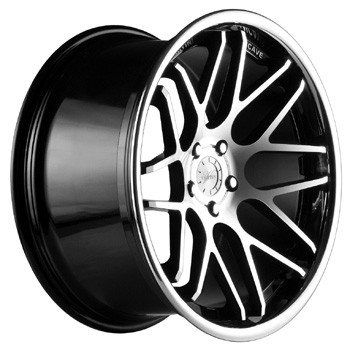 VERTINI MAGIC CONCAVE INOX BLACK MACHINED FACE 9,5x19 5x112