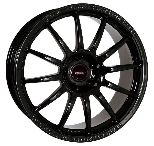 Team Dynamics Pro Race 1.2 8x18 5x105 ET 25 Glans Zwart