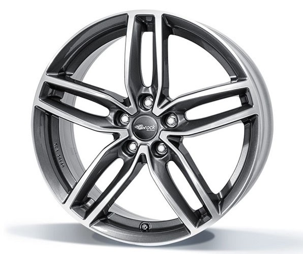 RC Design RC29 7,5x17 5x114,3 ET38 himalaya-grey front gepolijst