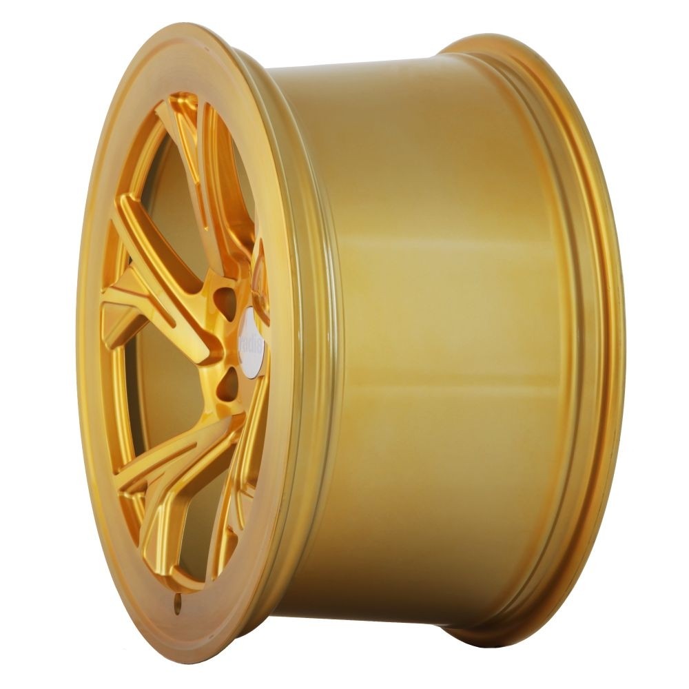 RADI8 C5 10.0x19 5x112 45 Brushed Gold 66,6 Velgen