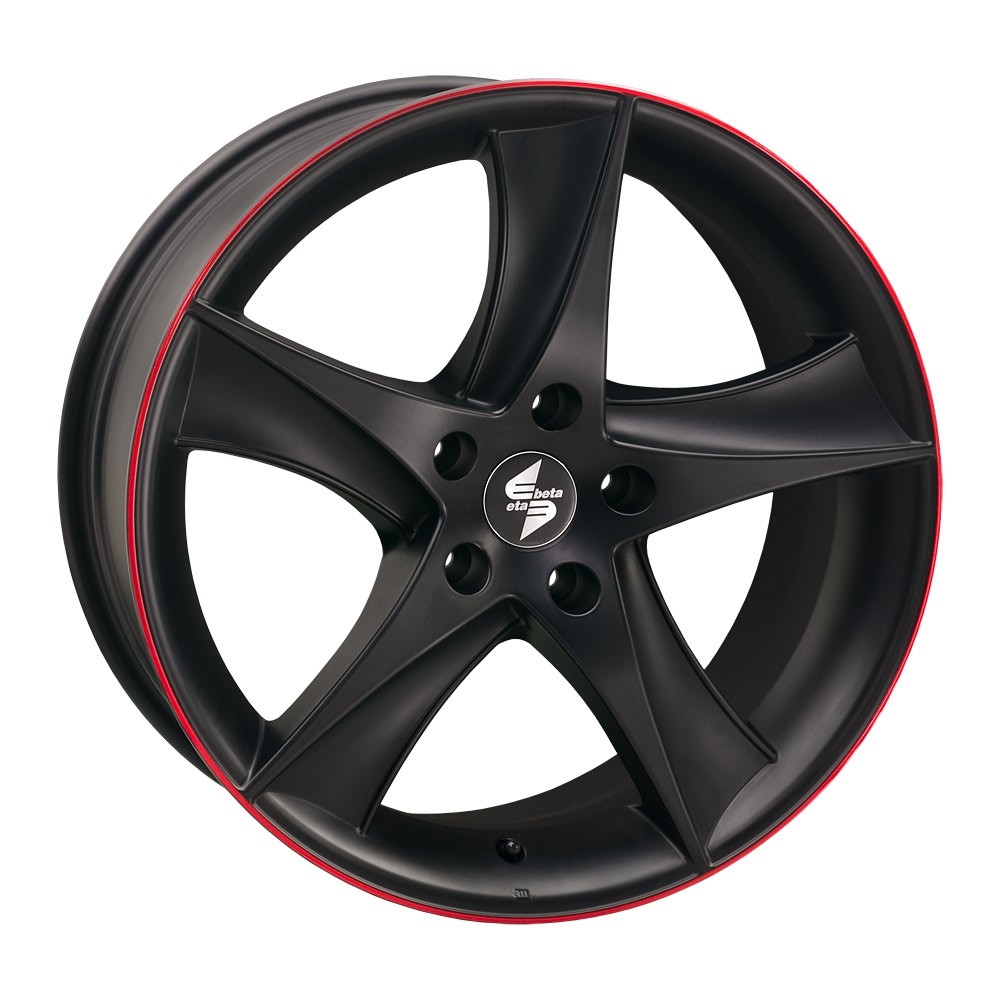 Velgen EtaBeta Jofiel zwart red 9x20 5x114,3 ET30