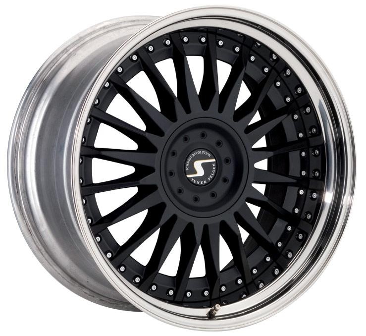 Schmidt CC Line Velgen (Rad-Inox) 3dlg zwart 10 - 10,5x21