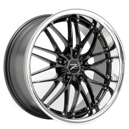 Z-Performance Two Gloss Black Inox 9x18 5x120 ET38 Velgen