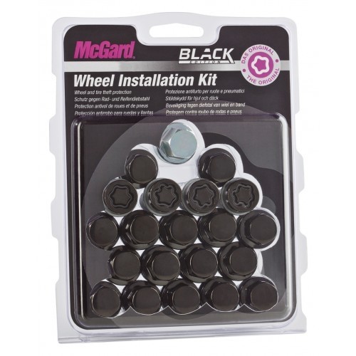 McGard Wielbout set M12x1.5 Kegel 60° 26,0mm Black
