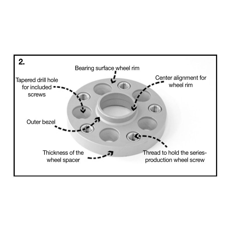 H&R DRA-Systeem Spoorverbreders 35mm 5x112 - Naaf 66,5mm - Boutmaat M15x1,25 -   Mercedes - Zwart
