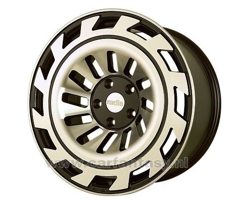 RADI8 T12 8.5x19 5x120 35 Black / Machine Face 72,56 Velgen
