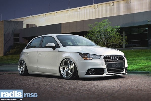 RADI8 S5 10.0x19 5x112 45 Matt silver/Machine face 66,6 Velgen