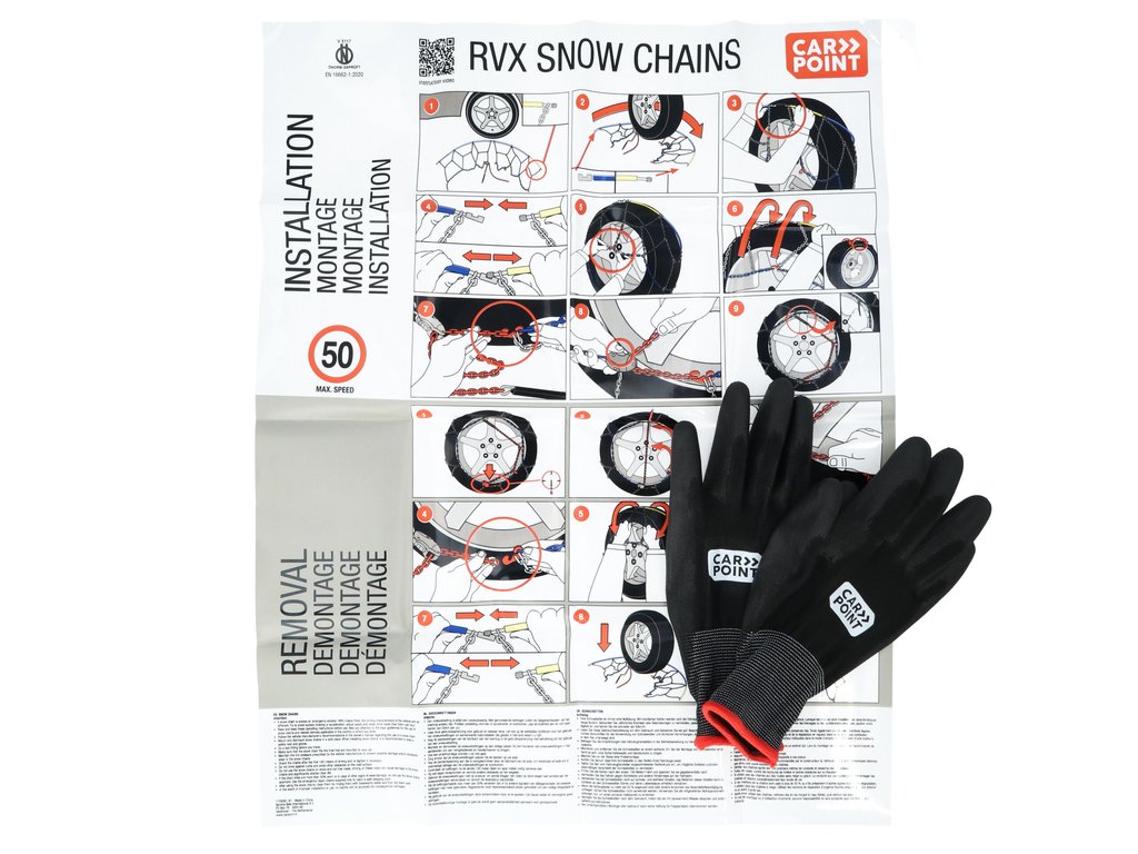 Sneeuwkettingen Carpoint RVX-240 16mm 15/16/17/18/19 inch