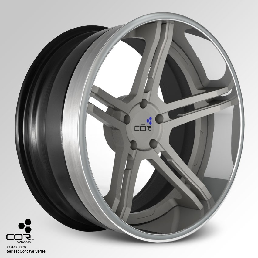 COR WHEELS Cinco Super Concave 19x11.0J 5x100