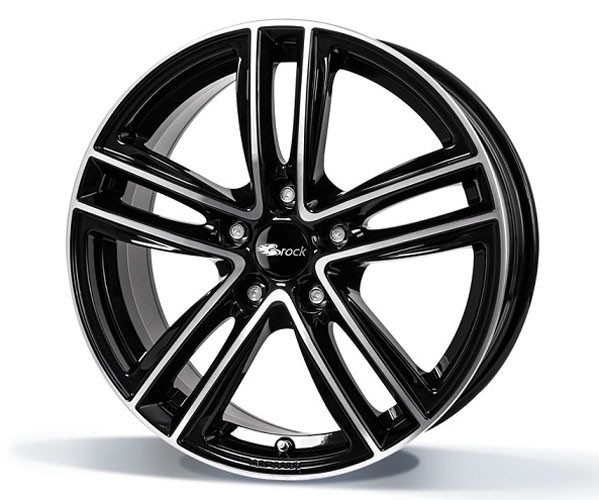 RC Design RC27 7x17 5x108 ET50 glanzend zwart / front gepolijst