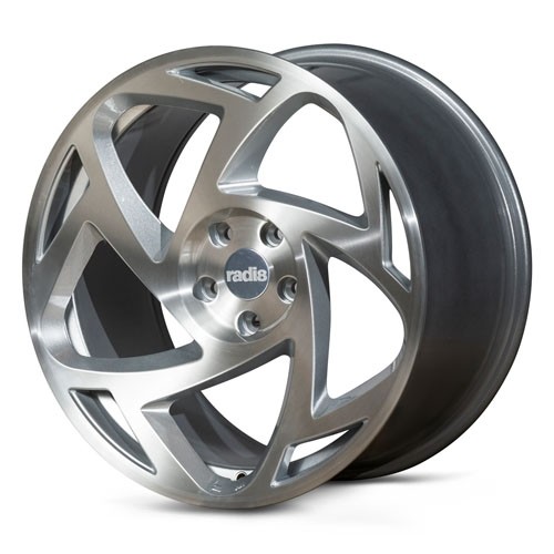 RADI8 S5 10.0x19 5x112 45 Matt silver/Machine face 66,6 Velgen