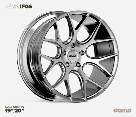 OEMS IFG 6 19X9.5 5X112 40 MACHINED SILVER VELGEN